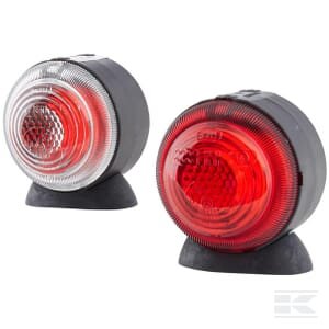 Gabaritinis žibintas 5W, apvalus, 24V, skaidrus, tvirtinamas varžtais, Ø75mm, Hella 2TJ001633211