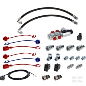 6/2 vožtuvas, 12 V DC, 2× ZL=500 6212AK10141SET