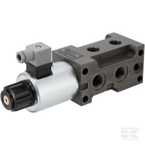 Valdymo vožtuvas 6/2, 1/2", 12 V DC, flanšinio tipo suderinamas 6KVH1012VFL