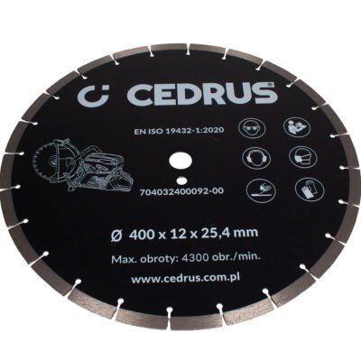Cedrus benzininės pjaustyklės CEDPC400-94 deimantinis diskas