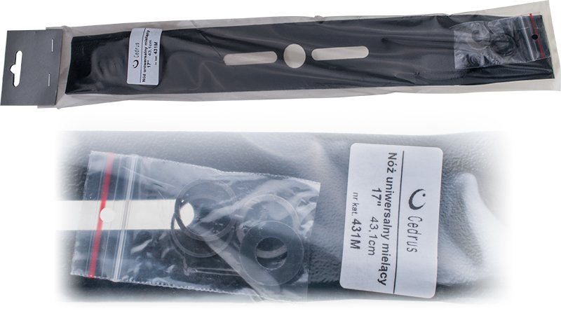 Universalus vejapjovės peilis 43,1 cm (mulčiuojantis, 17″) - Image 2