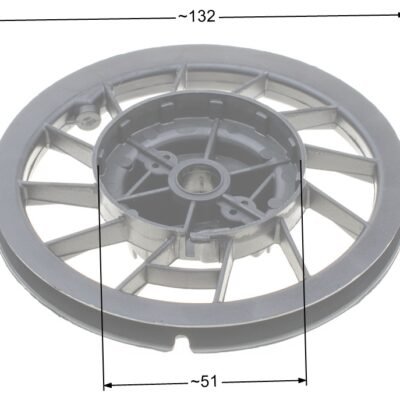 Starterio lyno ritė Briggs & Stratton Quantum be spyruoklės, su plastikiniais šuniukais