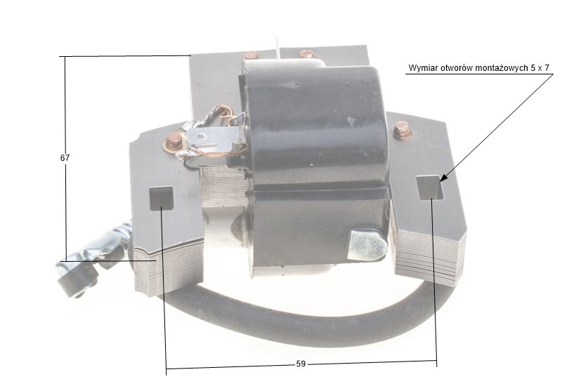 Uždegimo ritė Briggs & Stratton 5 AG Model 13 apatinių vožtuvų varikliui - Image 3