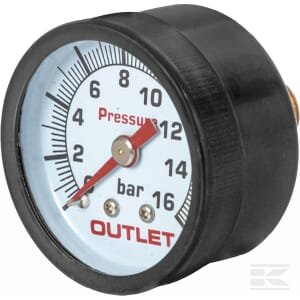 Manometer ø50 1/4" 16/8B Fini – 9052014