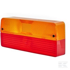 Žibinto stiklas, raudonas/geltonas, stačiakampis, LH/RH, Hella 9EL147992001