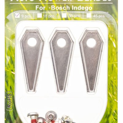 Robotinės vejapjovės peiliai Bosch Indego 9 vnt
