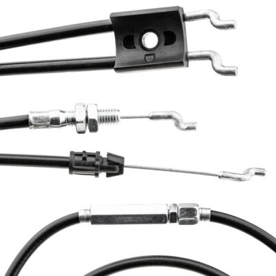 Stabdžio ir pavaros trosas NAC plastikinei pavarų dėžei prekybinių vejapjovių