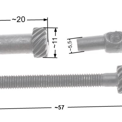 Šoninis grandinės įtempiklis NAC (didelis) CS4500 SPS01-45 CS5200 SPS01-52 (marketiniai pjūklai)