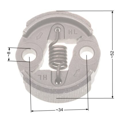 Sankaba NAC 49 mm, maža, metalinė (market.)