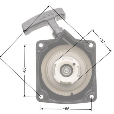 Starteris Cedrus Hecht MTD, marketinėms krūmapjovėms