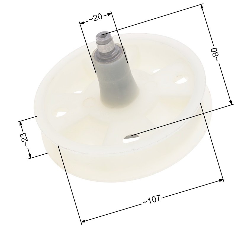 Peilio pavaros skriemulys NAC ZF6120 (elektrinės vejapjovės, marketinės)