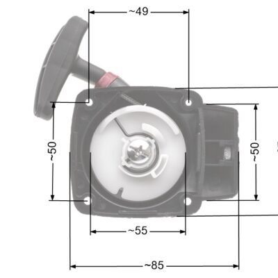 Starteris NAC CG260B; WLBC260-2ZXU su virve, marketinėms krūmapjovėms