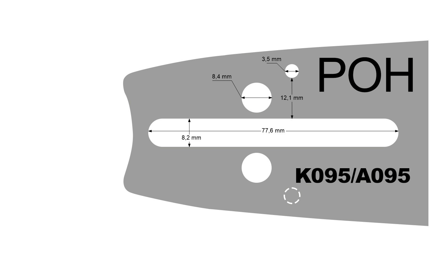 Pjovimo juosta 18" 3/8" 1,5 mm „Sugihara“ K095 - Image 4