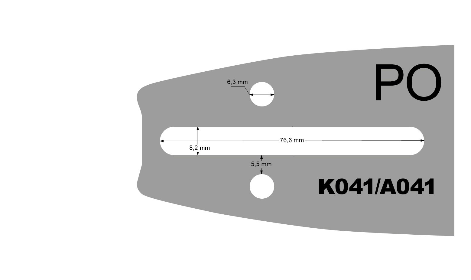 Pjovimo juosta 18" .325" 1,5 mm 72E 11Z Cedrus - Image 2