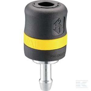 Greito atjungimo saugos jungtis su 9/10 mm žarnos antgaliu ASG061810