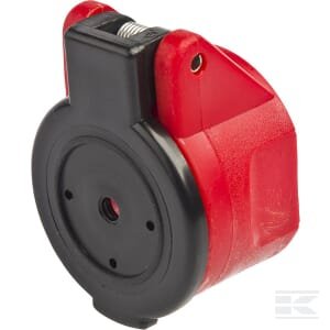 Lizdo dangtelis ISO 12,5 su įpjova, raudonai juodas, SZ106RT003C1 B328SZ106RT003C1