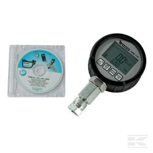 Skaitmeninis manometras HMP110, 600 bar, M16×2, su veržle B721HPM110MT600