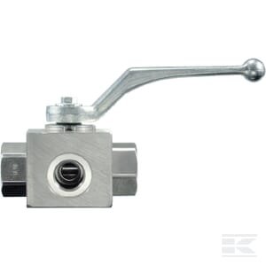 Trijų krypčių rutulinis vožtuvas T kanalas 1" BSP nerūdijančio plieno BV3B16TSS