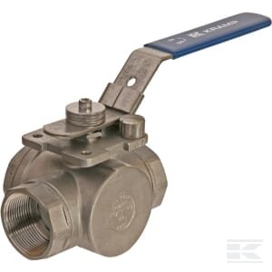 Rutulinis vožtuvas 3 krypčių L nerūdijančio plieno 1 1/2'' BV3L112FSS