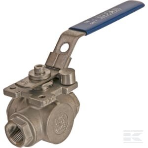 Rutulinis vožtuvas 3 krypčių L nerūdijančio plieno 3/8'' BV3L38FSS