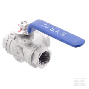 Rutulinis vožtuvas 3 krypčių T nerūdijančio plieno 3/4'' BV3T34FSS