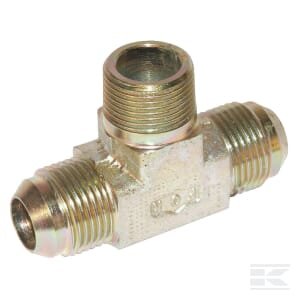 T formos kaištis 1-1/16 JIC x 3/4 NPT TIN1712