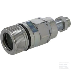 Srieginė jungtis, 3/4" mot – M18x1.5 12L vyr per sienelę CVV1251815FV