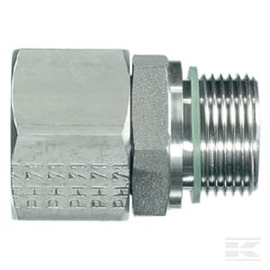 Sukamoji jungtis M/F 8L x M12 WD nerūdijančio plieno EGESD8LM1215WDSS