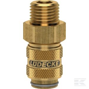 Greito atjungimo jungtis su 3/8'' BSP išoriniu sriegiu ESM38AAB