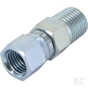 Redukcinis adapteris su šešiakampiu 7/16 JIC x 1/4 BSPT FMUBTV0704