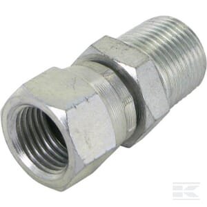 Redukcinis adapteris su šešiakampiu 9/16 JIC x 3/8 BSPT FMUBTV0906