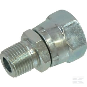 Redukcinis adapteris su šešiakampiu 1-1/16 JIC x 1/2 BSPT FMUBTV1708