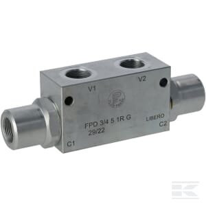 Pilotinis atbulinis vožtuvas FPD 3/4 5 1R G FPD3451RG