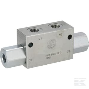 Pilotinis atbulinis vožtuvas FPD 3/8 5 1R G FPD3851RG