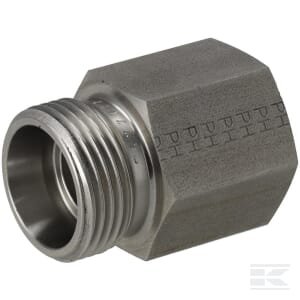 Vidinis sujungimas 15L x 3/8" BSP nerūdijančio plieno GAS15LR38SS