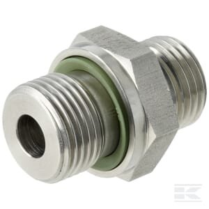 Išorinis sujungimas 12S x 1/4" BSP WD nerūdijančio plieno GES12SR14WDSS