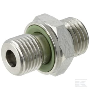 Išorinis sujungimas 8L x 1/4" BSP WD nerūdijančio plieno GES8LR14WDSS