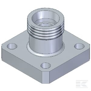 Tiesus siurblio flanšas, metrinis GF40LKL22H035