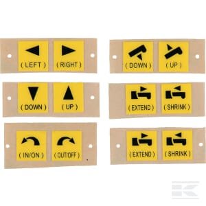 Apollo lipdukų komplektas H19STICKER2