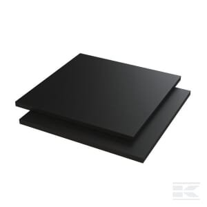 HDPE plokštė 2000x1000x6 mm HDPE200010006BL