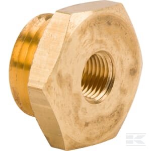 Mažinantis perėjimas F/M, žalvarinis M10x1 į M16x1.5 I00077