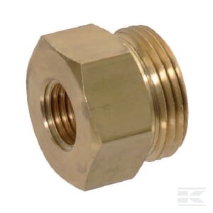 Mažinantis perėjimas F/M, žalvarinis M14x1.5 į 3/4 BSP I00089