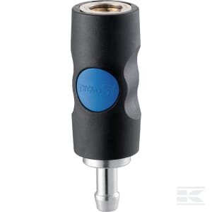 Greito atjungimo saugos jungtis su 16 mm žarnos antgaliu ISI081816