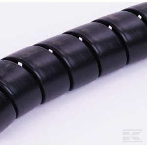 Plastikinė spiralė juoda 66–80 KBV65Z