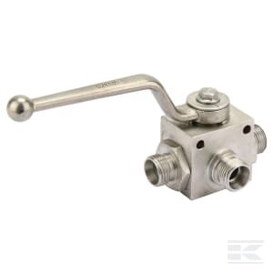 Rutulinis vožtuvas L formos 3 krypčių KH3KS10LN