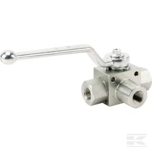 Rutulinis vožtuvas 3/2-L – 1/4" BSP KH3KSR04KR