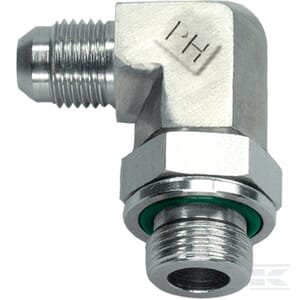 Alkūnė 9/16" JIC x 3/8" BSP nerūdijančio plieno KIB0906SS