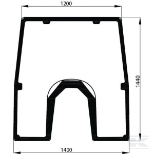 Priekinis stiklas L173349N