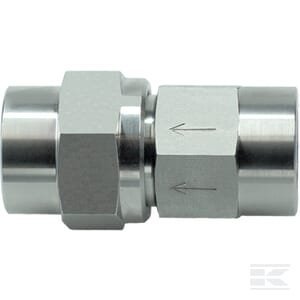 Atbulinis vožtuvas S 04 (0,5 bar) nerūdijančio plieno LCV03001SS