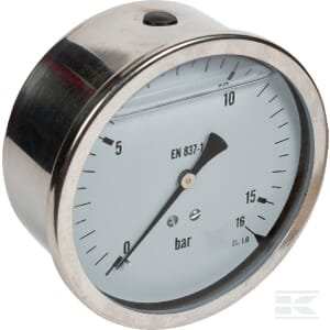 Manometras D100 RA, 0–16 bar MA10016ARVS